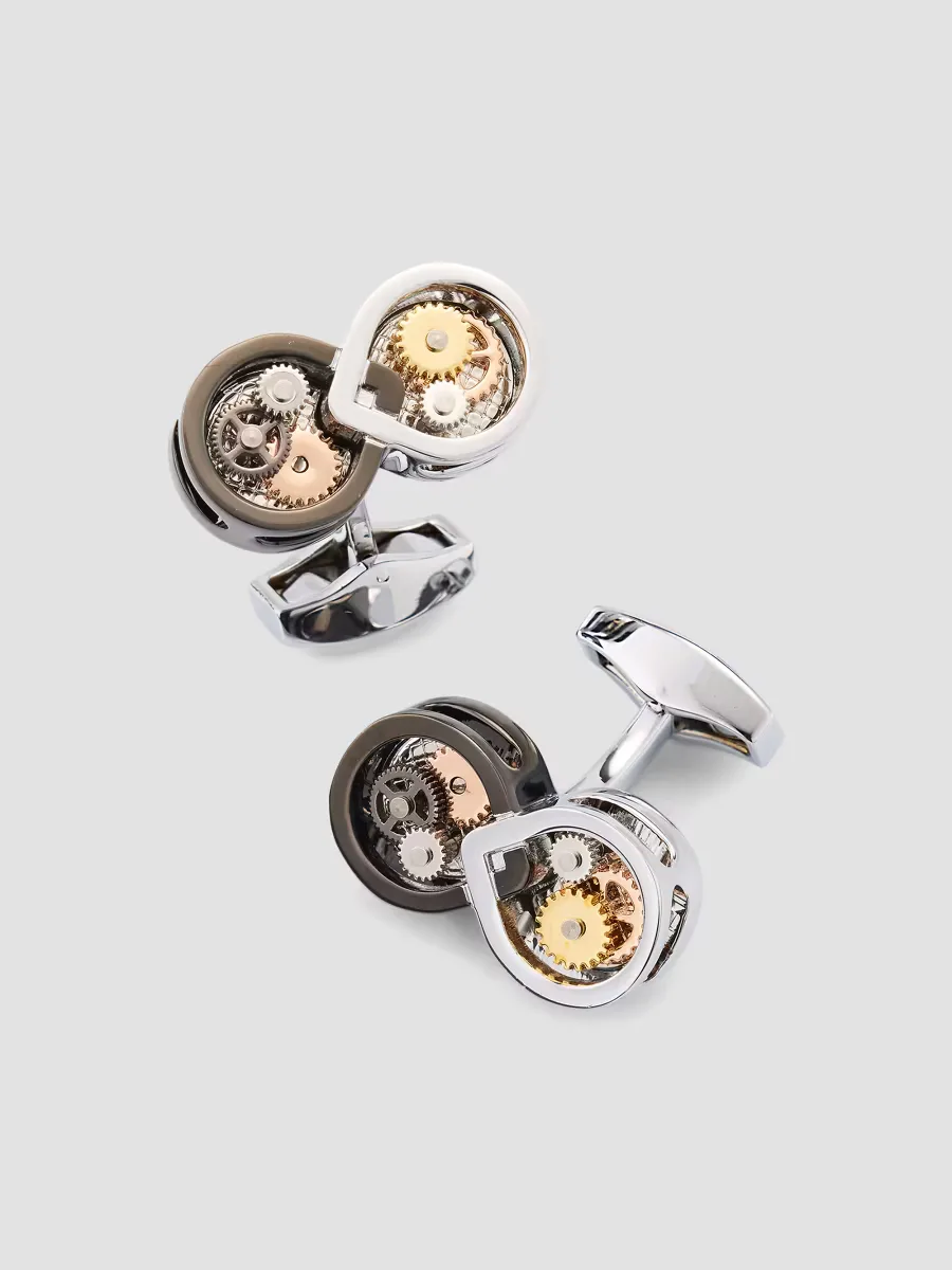 Infinity Gear Cufflinks by Tateossian