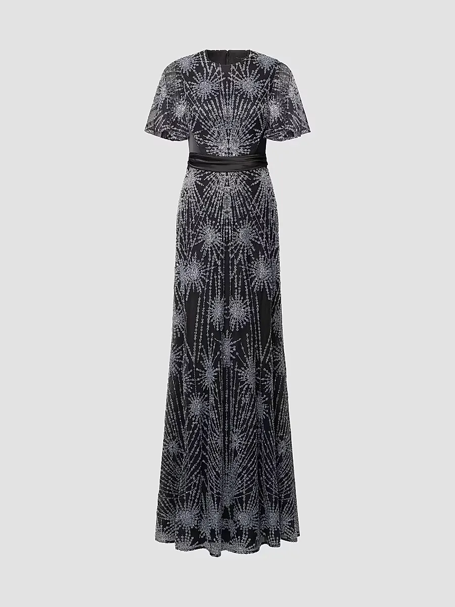 Lavina Beaded Gown by Theia
