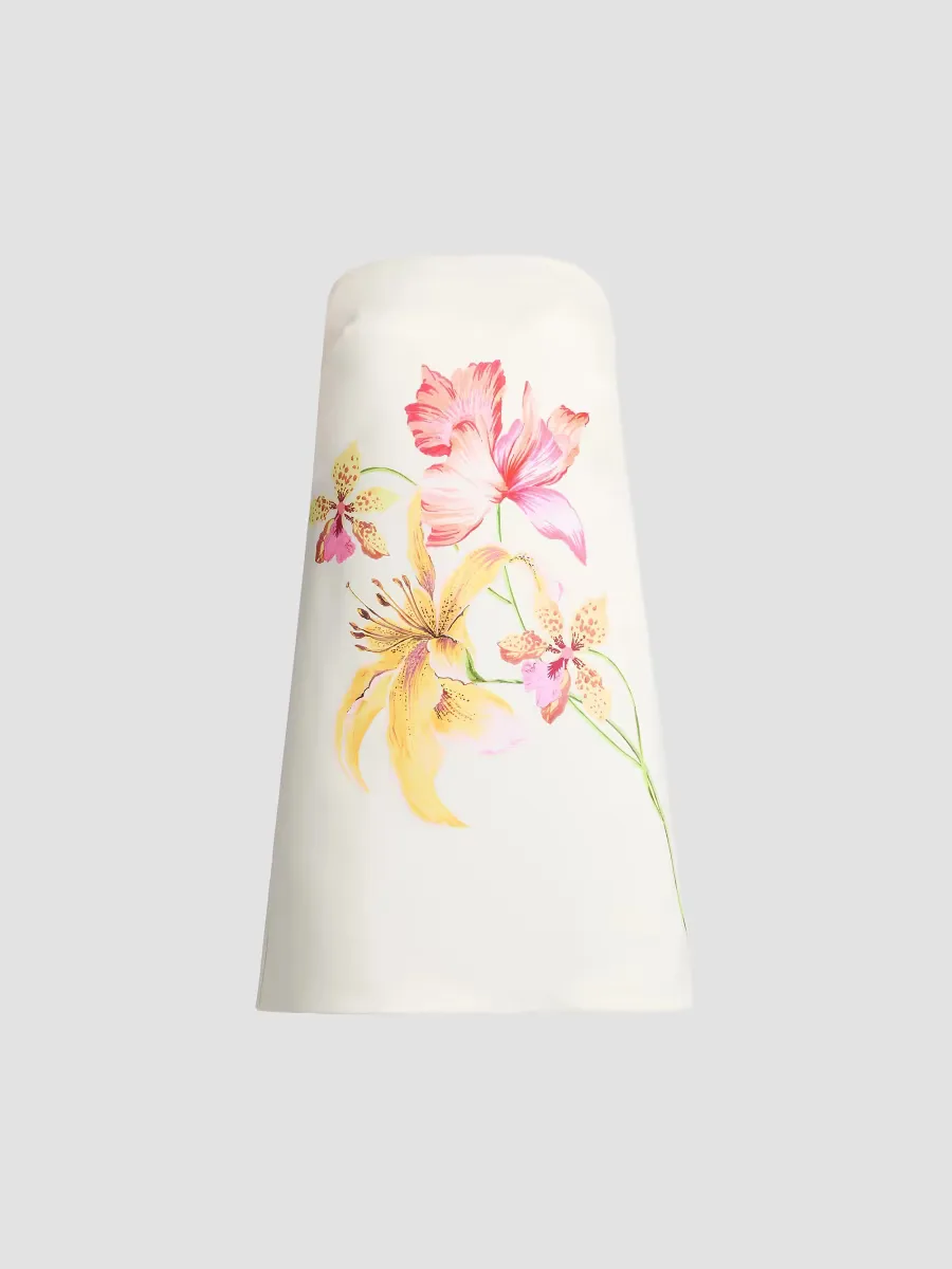 Lilly Floral Woven Strapless Minidress