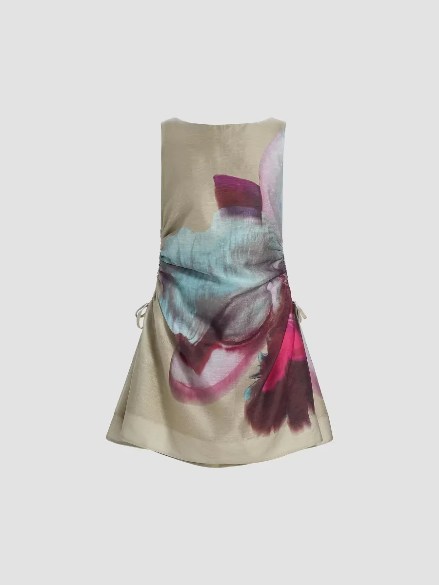 Waverlyn Ruched Minidress