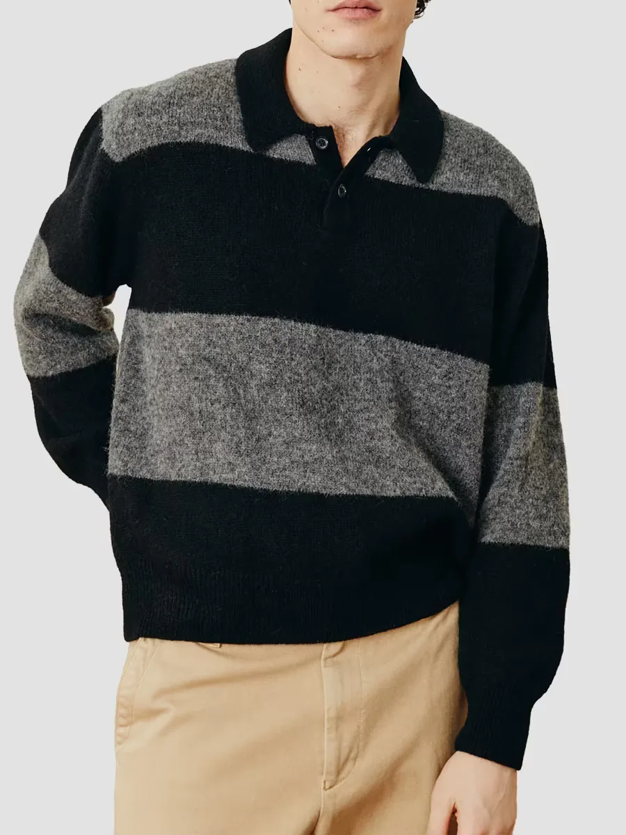 Striped Alpaca-Blend Rugby Sweater by Corridor