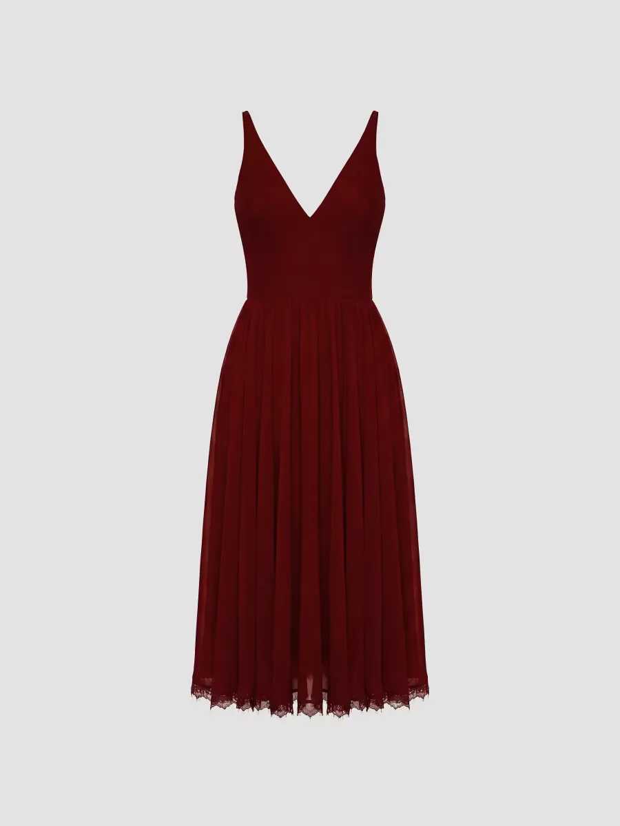Alicia Chiffon Fit & Flare Dress by Dress the Population