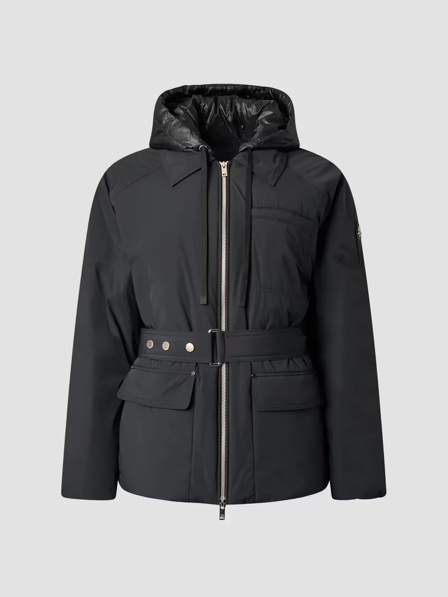 Tegan Belted Down Coat by Moose Knuckles