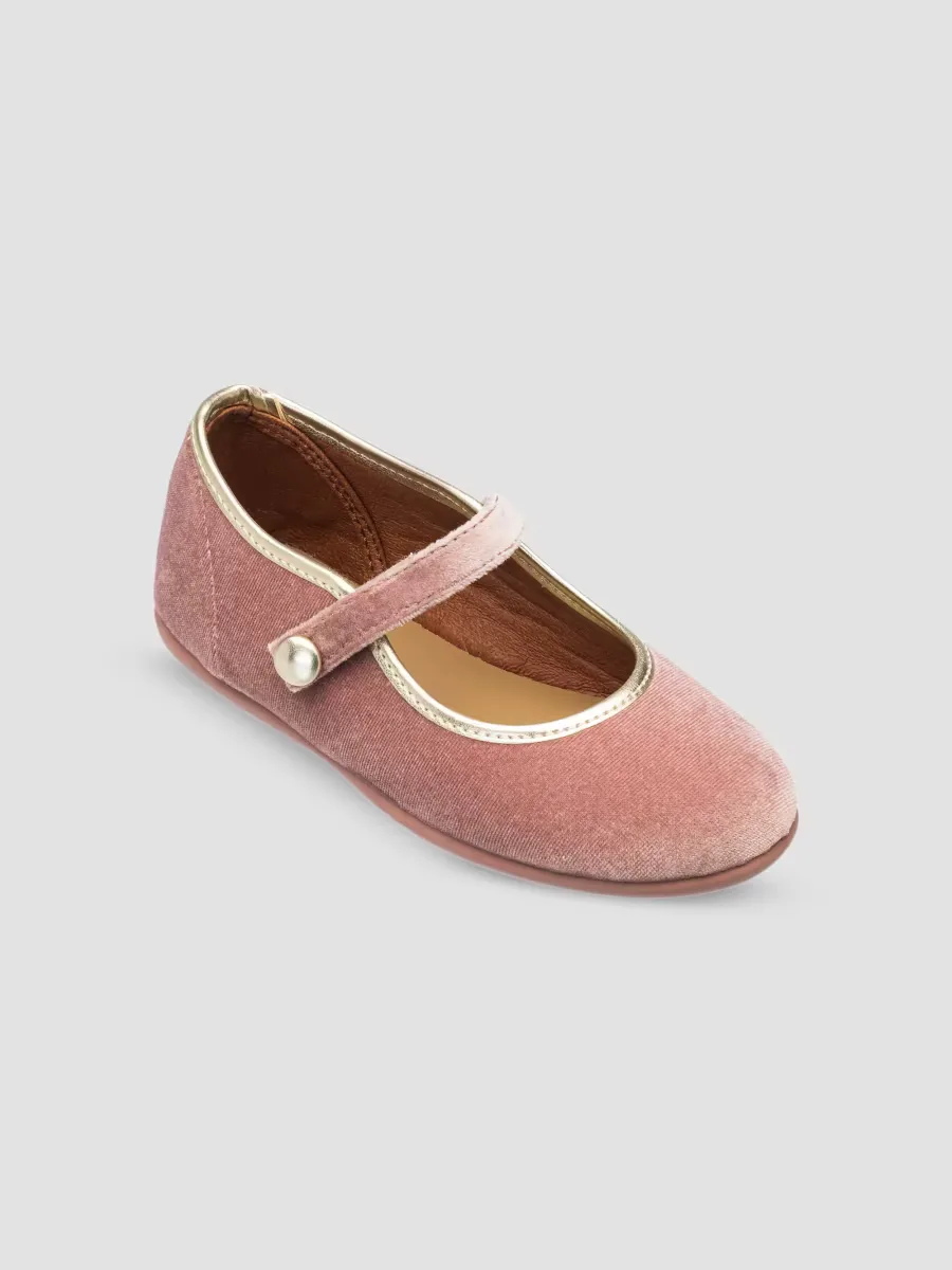 Velvet Mary Janes by Elephantito