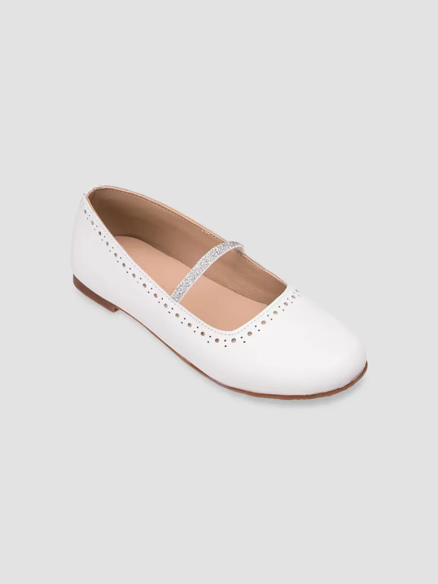 Sasha Leather Ballerina Flats by Elephantito