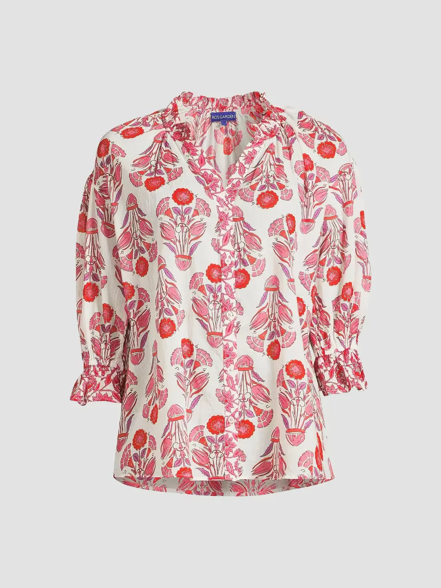 Rachel Cotton Shirt by Ros Garden