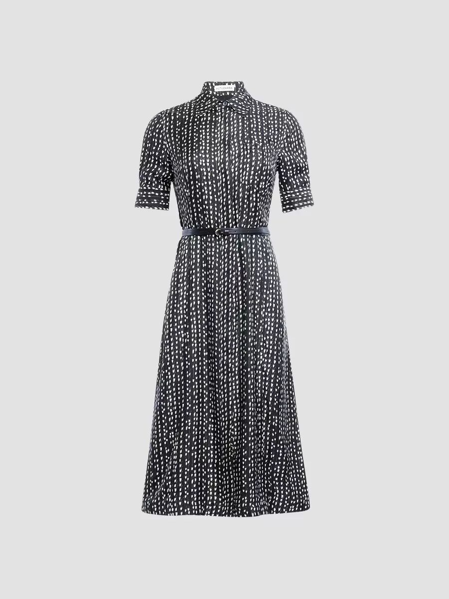 Kieran Printed Silk Midi Dress by Altuzarra
