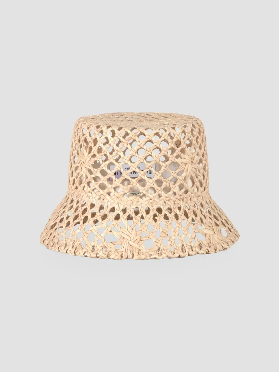 Jonah Open-Weave Bucket Hat by Eugenia Kim