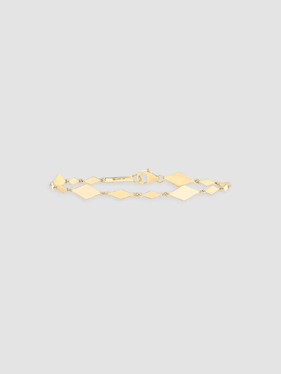 14K Yellow Gold Chain Bracelet