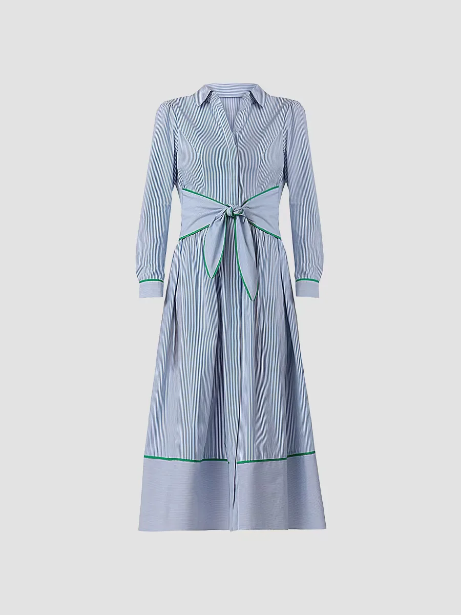 Clarice Cotton Midi-Shirtdress by Shoshanna