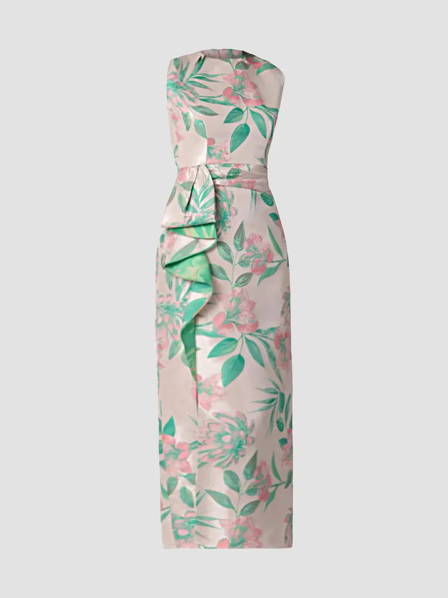 Silvia Floral Cocktail Dress by Shoshanna