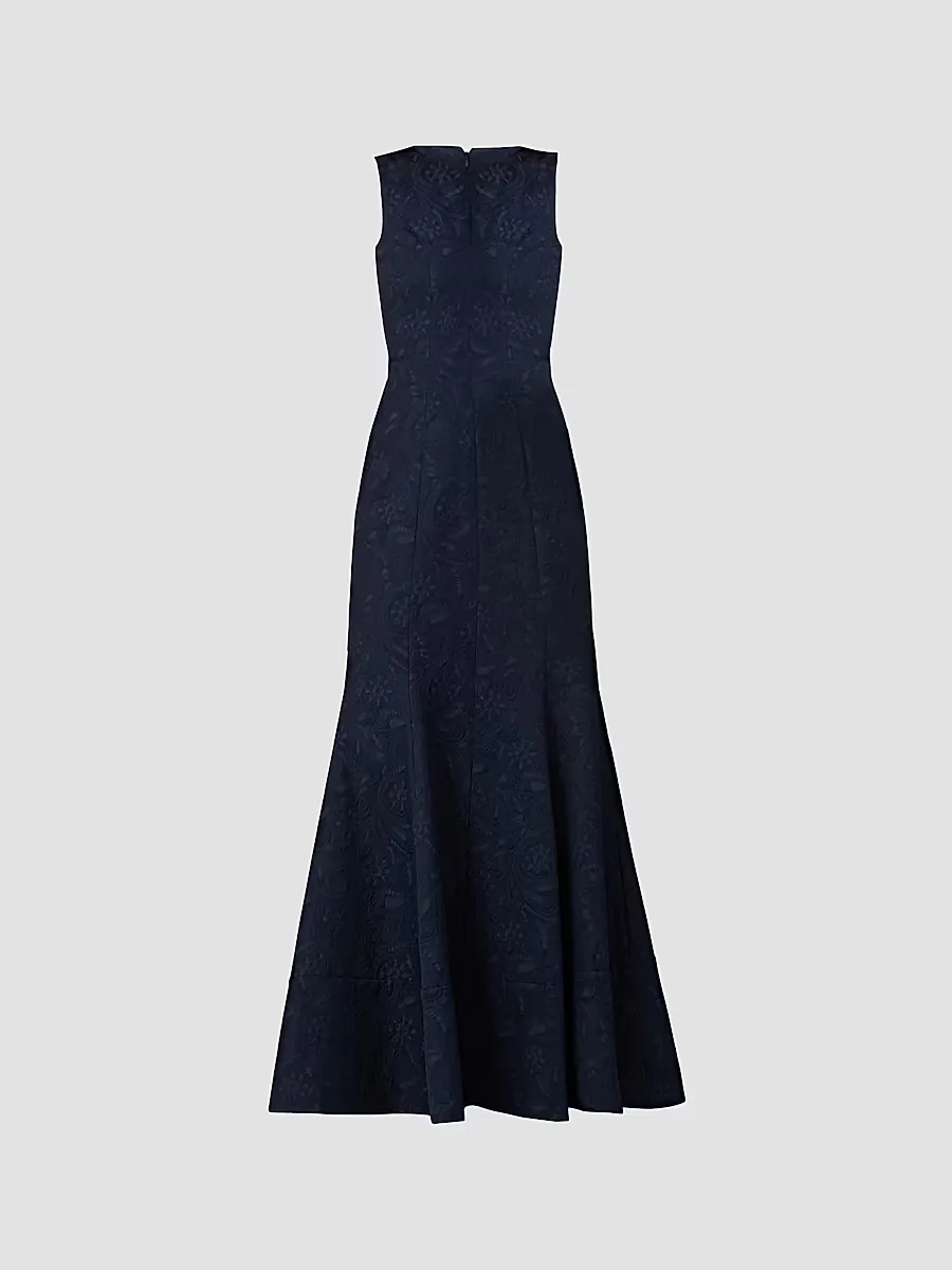 Wilson Jacquard Mermaid Gown by Shoshanna