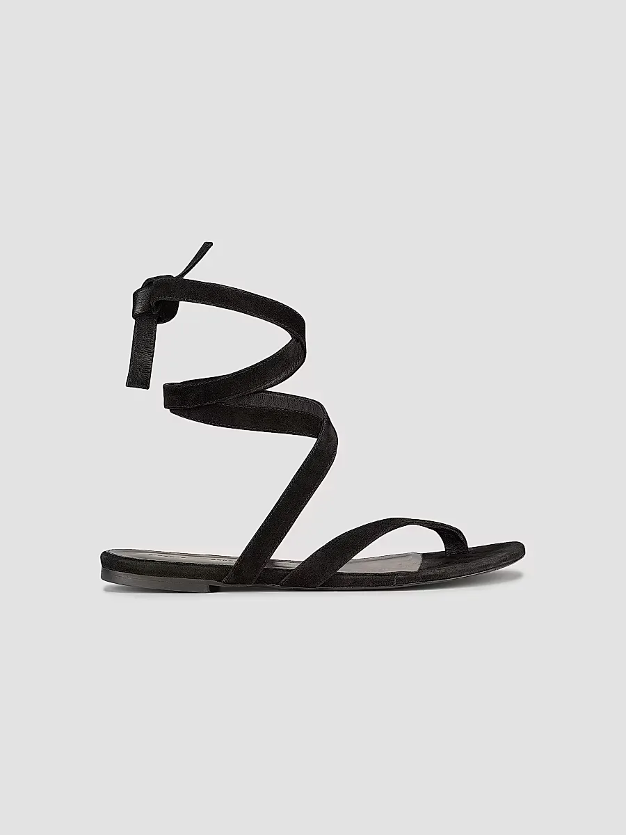 Strappy Suede Flats by Proenza Schouler