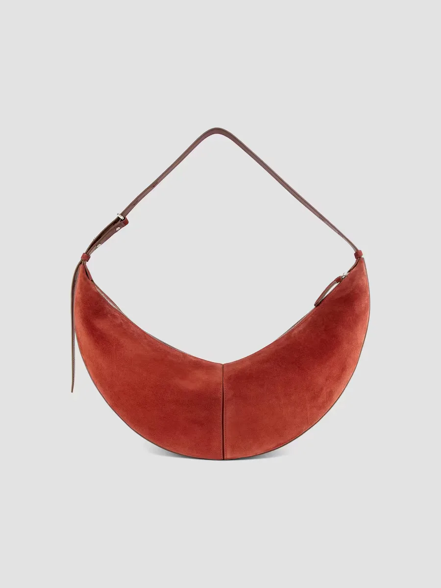 Suede Hobo Bag
