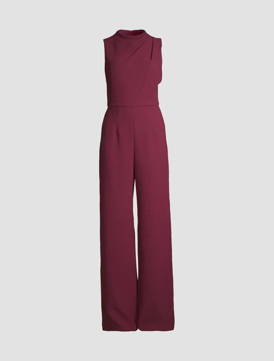 Corinne Sleeveless Flared-Leg Jumpsuit