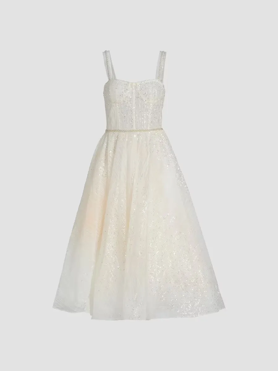 Mademoiselle Bridal Midi-Dress by Bronx Banco