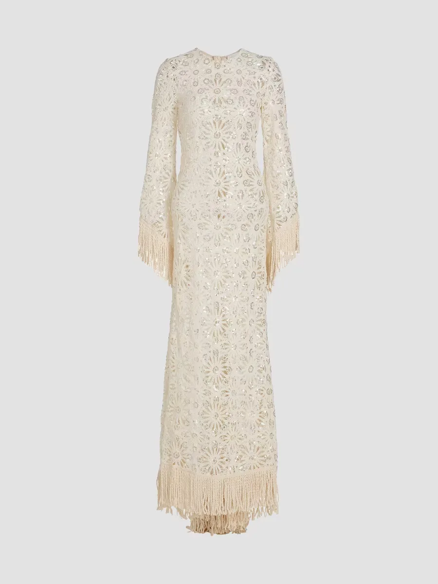 Mia Crocheted Maxi Dress by Bronx Banco