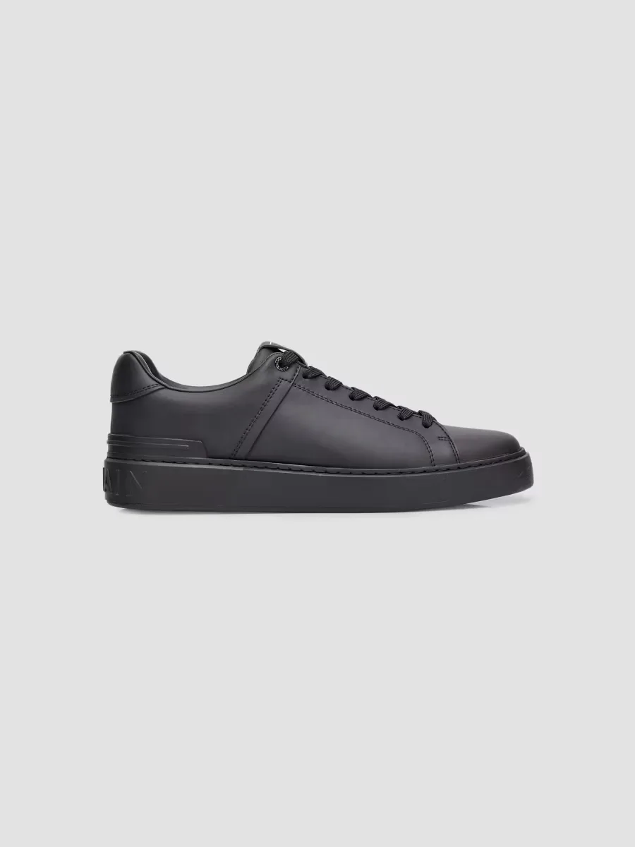 Court Leather Low Sneakers by Balmain