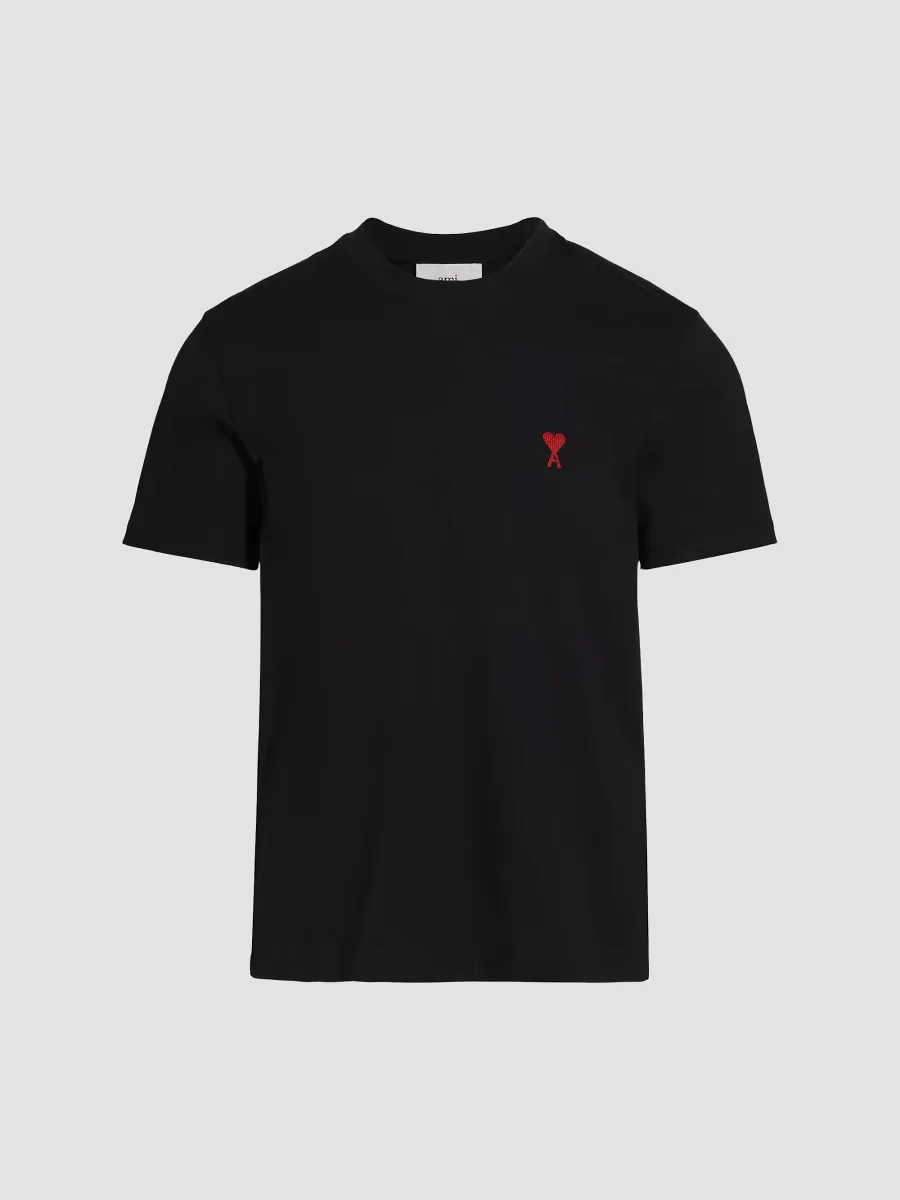 Ami De Coeur Rouge T-Shirt by AMI Paris