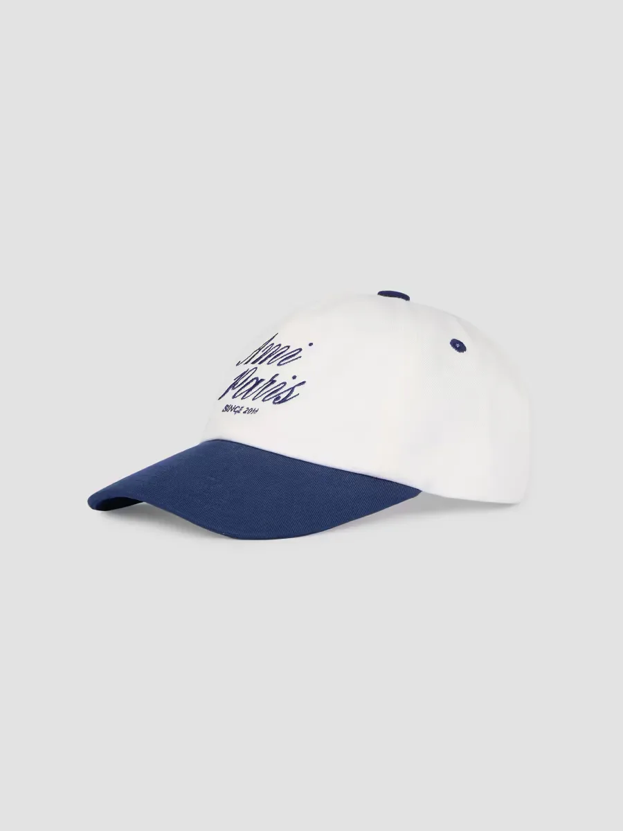 Logo-Embroidered Cotton Baseball Cap by AMI Paris