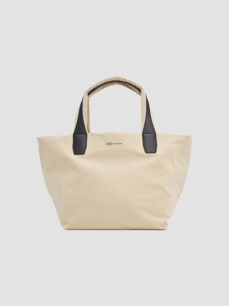Essence Medium Contrast-Lined Tote Bag