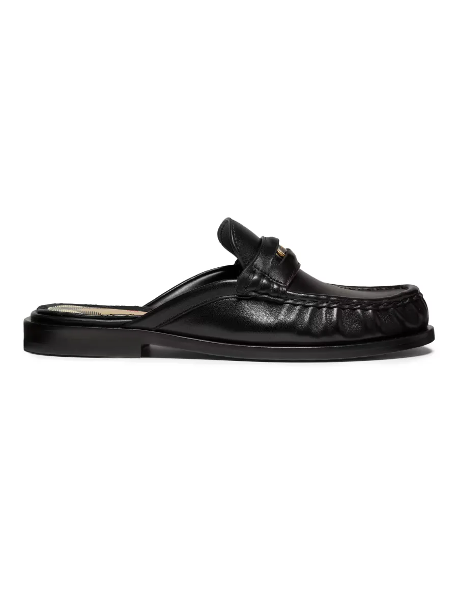 Cadet Leather Mules by Burberry