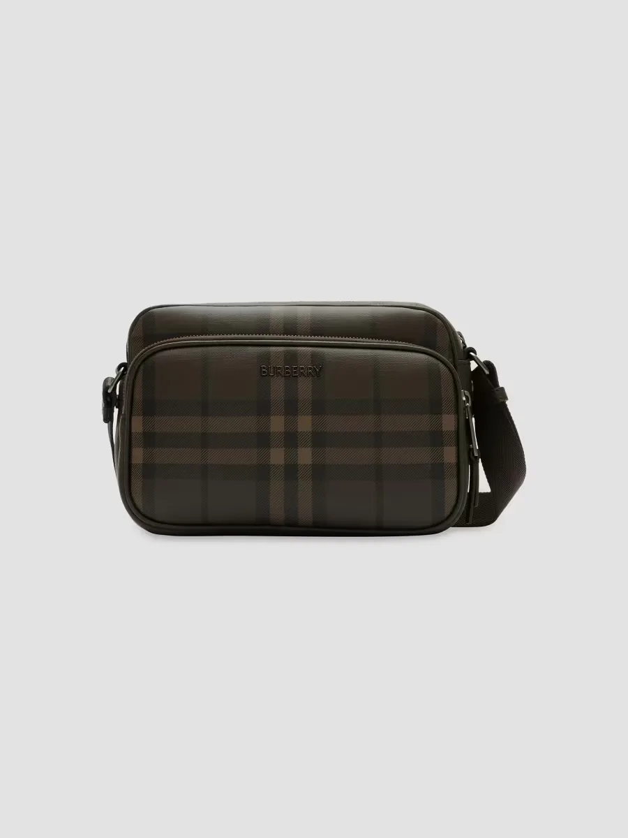 City Check Pocket Crossbody Bag by Burberry