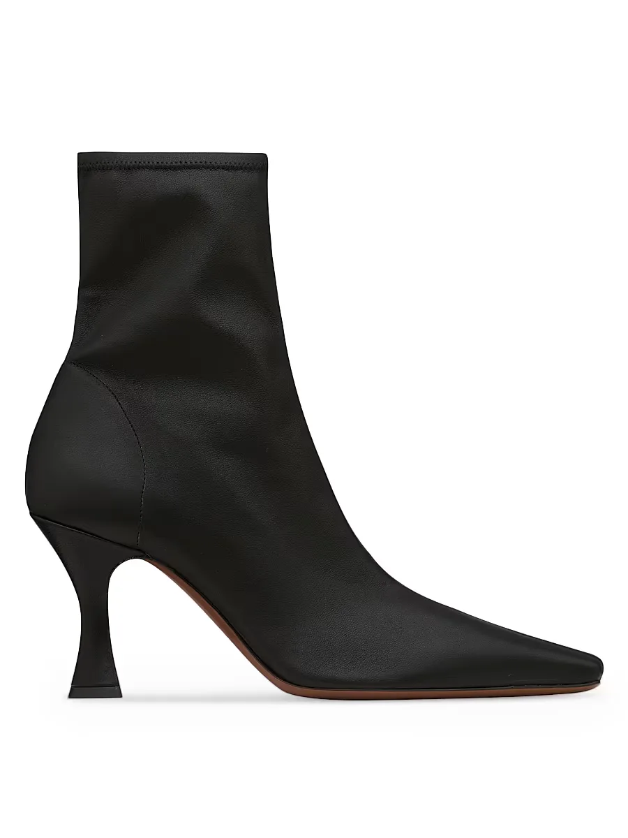 Ran 80MM Stretch-Leather Ankle Boots by Neous