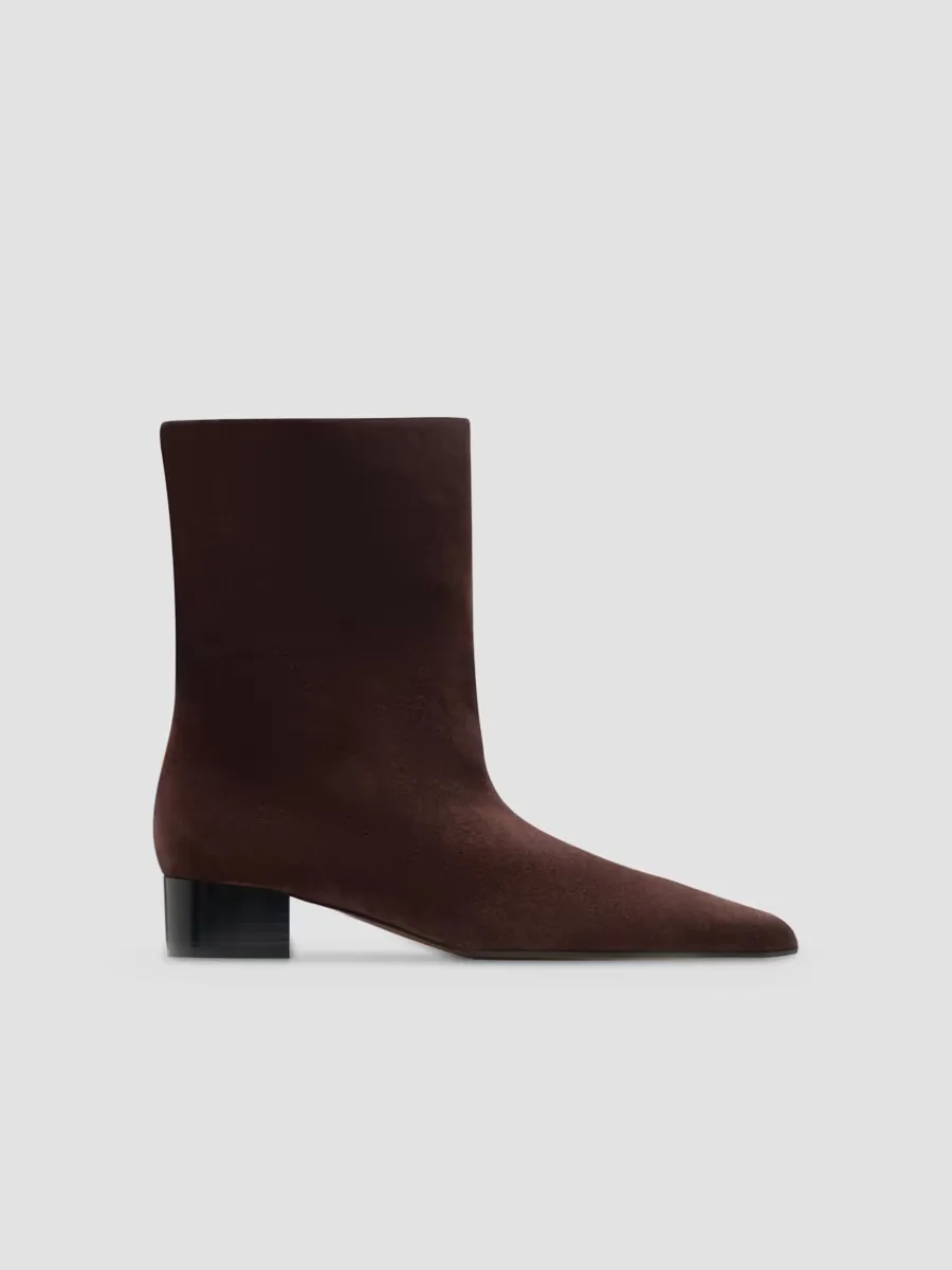 Tapek 35MM Suede Ankle Boots by Neous