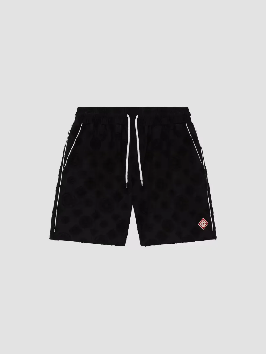 Towelling Monogram Shorts by Casablanca