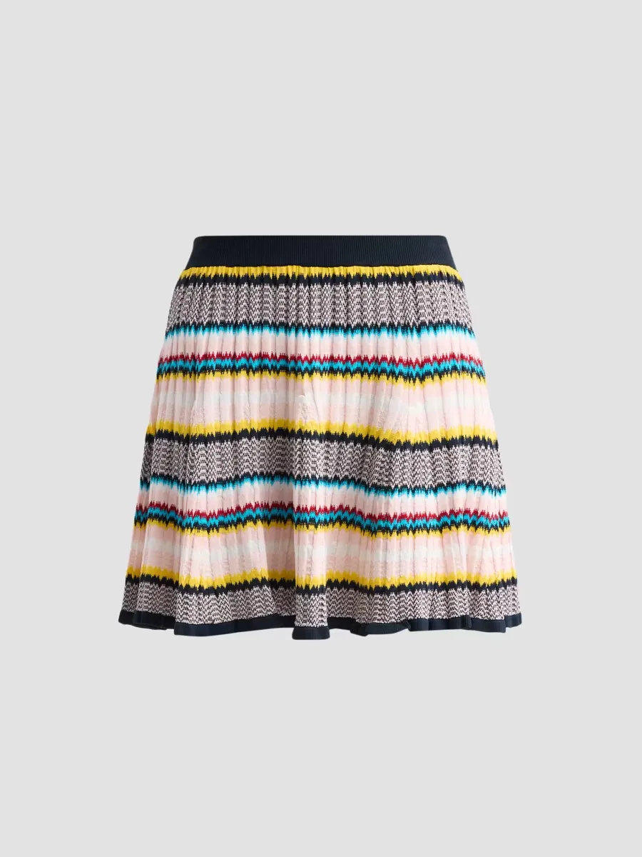 Chevron Mini Skirt by Casablanca