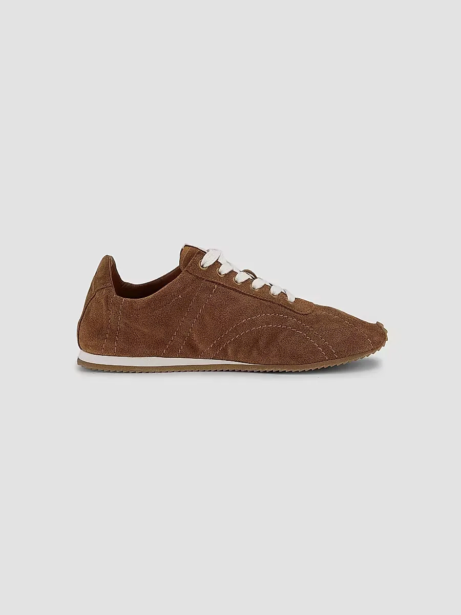 Flex Low-Top Suede Sneakers by Totême
