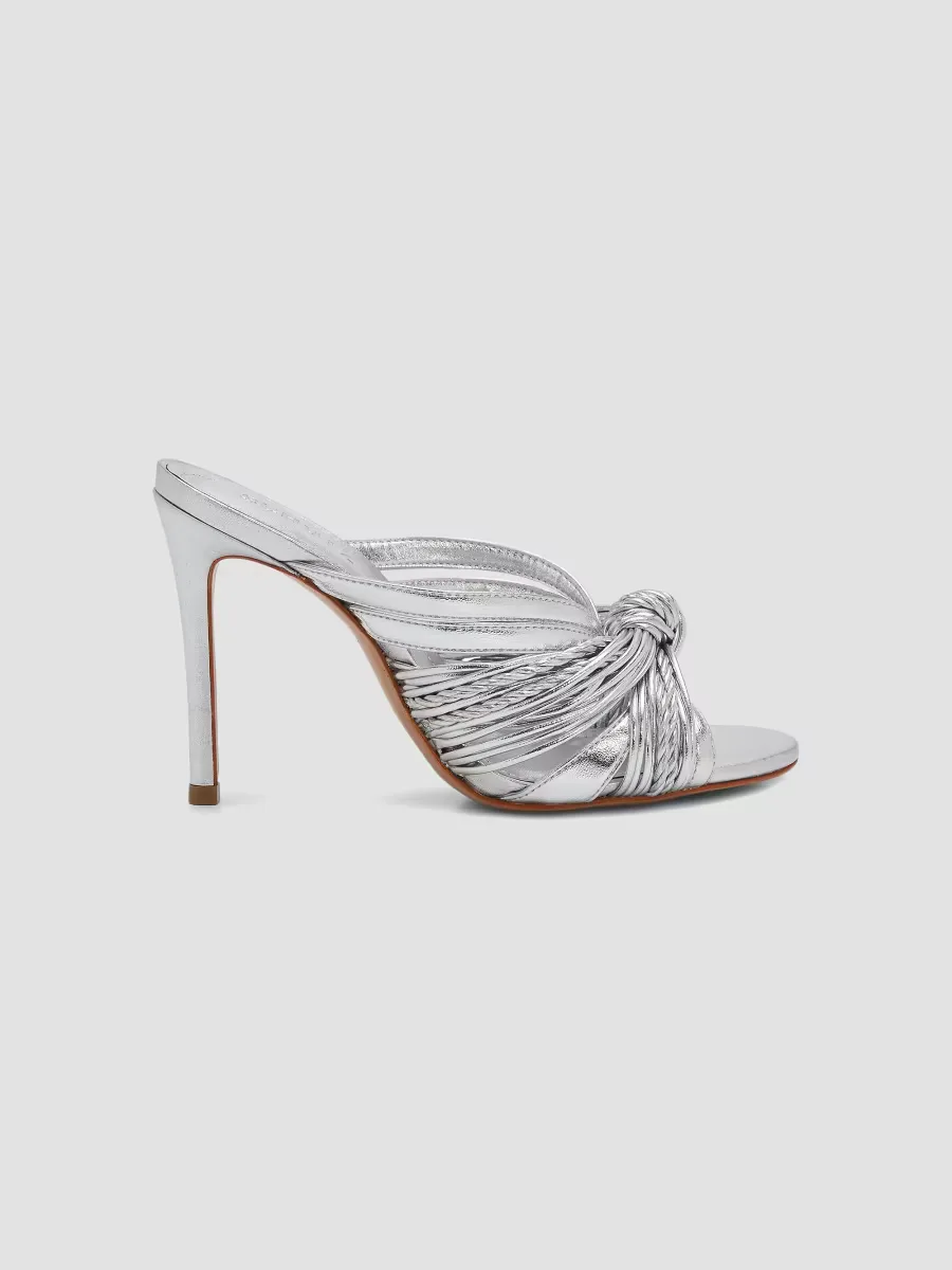 Gaya 100MM Strappy Leather Slip-On Sandals