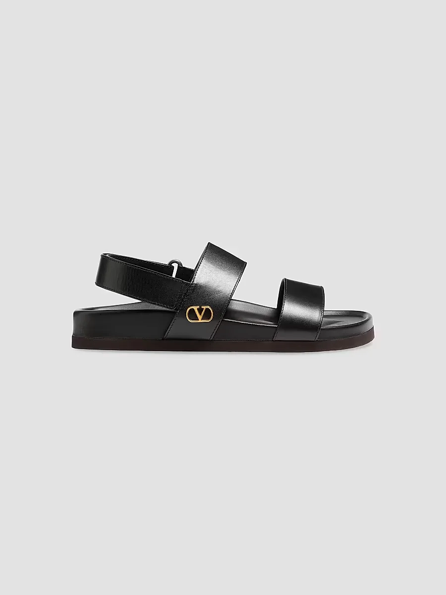 Studshield Calfskin Sandals by Valentino