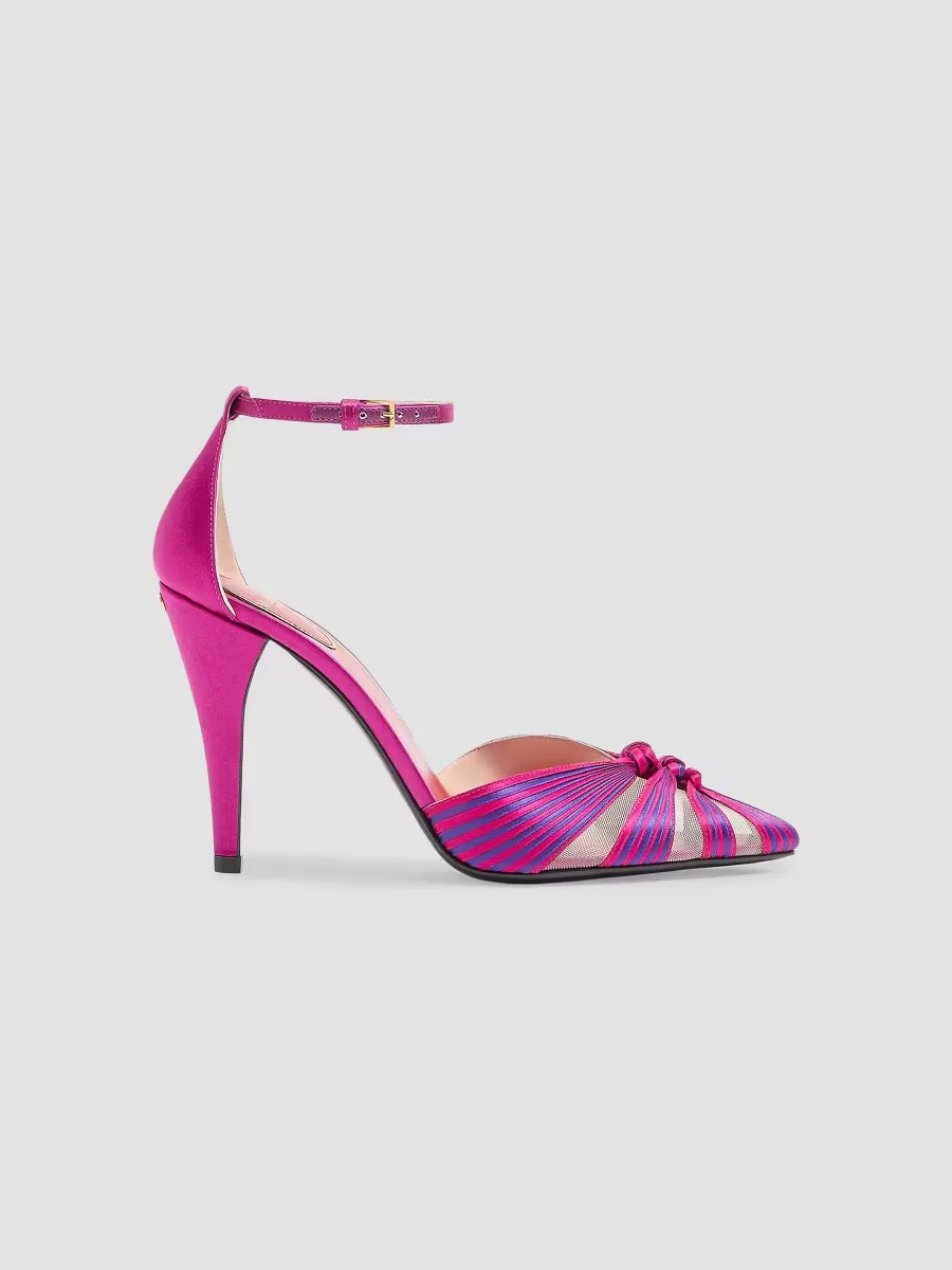 Annine Satin 100MM Pumps by Valentino