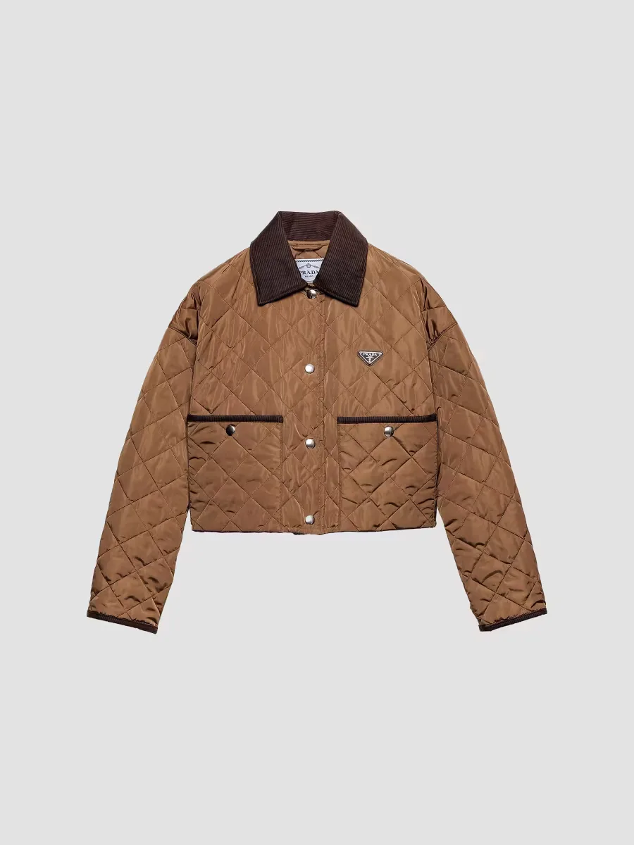 Light Re-Nylon Cropped Jacket by Prada