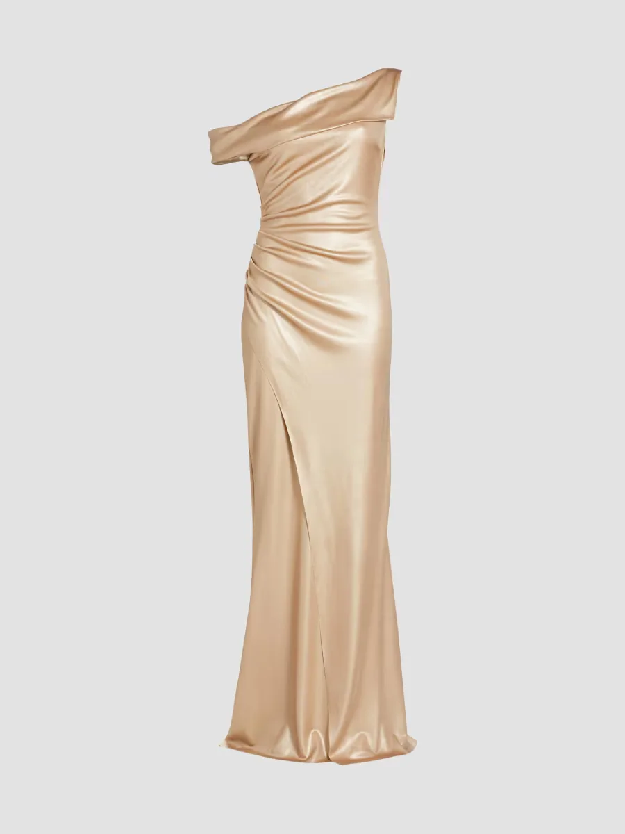 Koppany Splendid Draped Gown by Chiara Boni La Petite Robe
