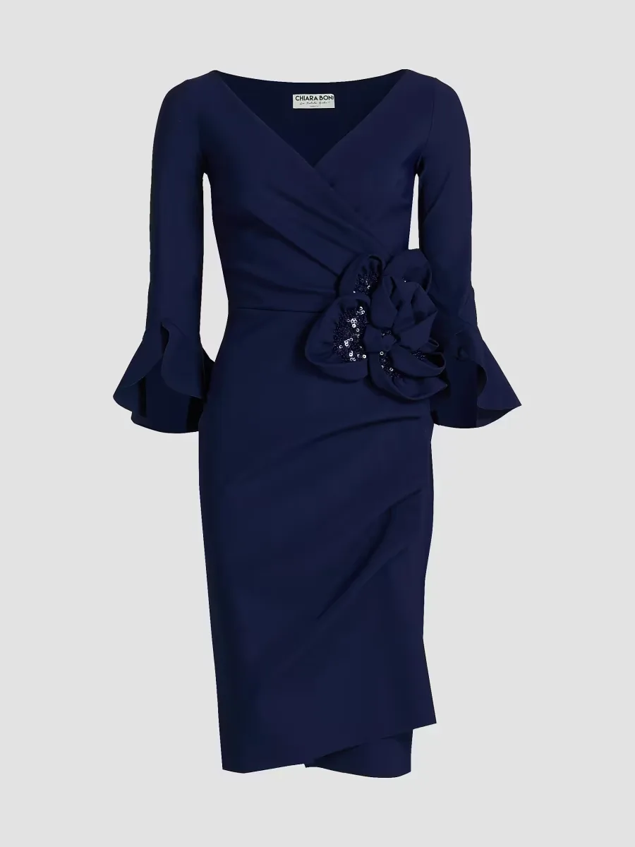 Triana Mock Wrap Cocktail Dress by Chiara Boni La Petite Robe