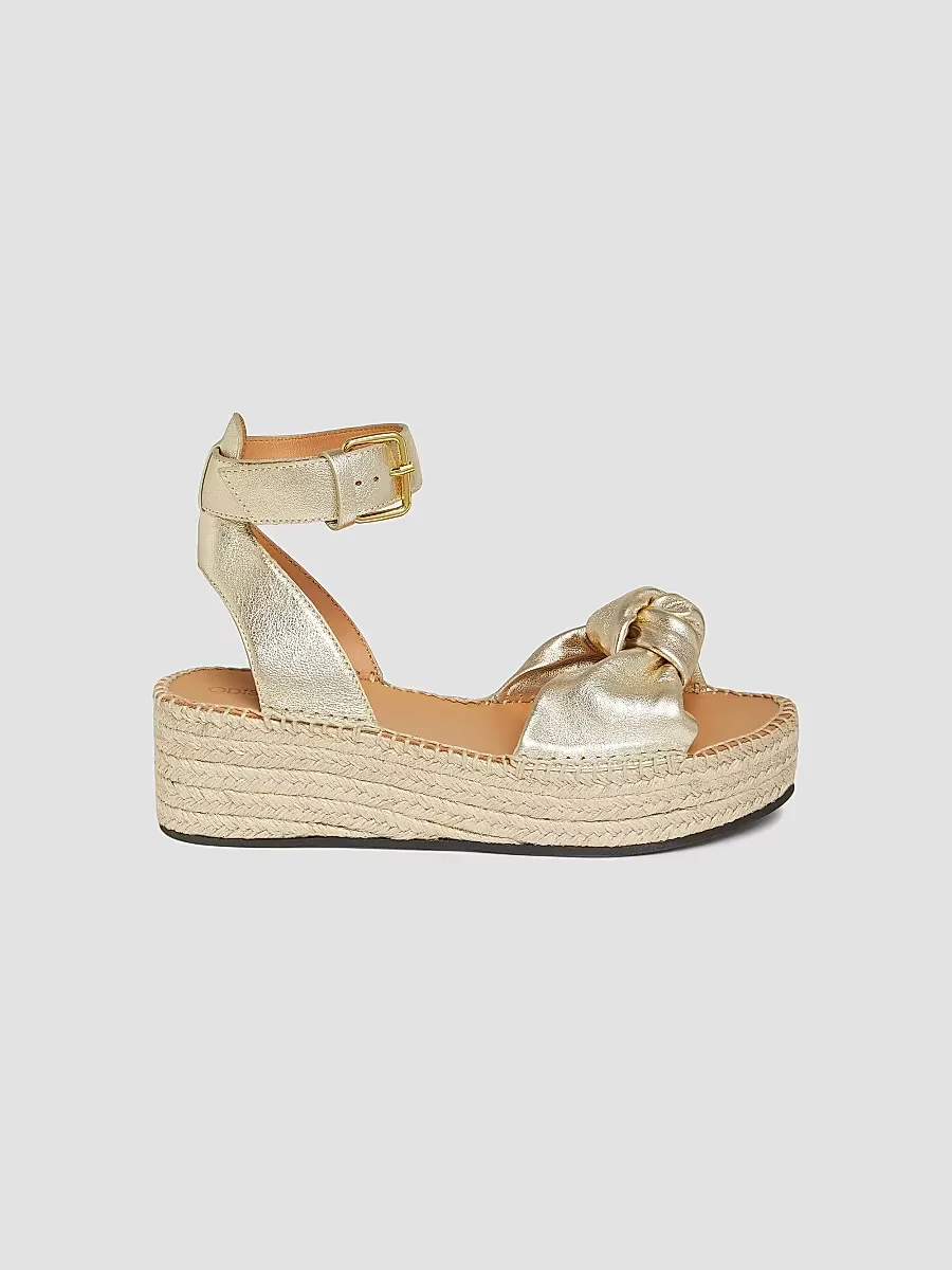 Bella 45MM Leather Espadrille Sandals by Odiss