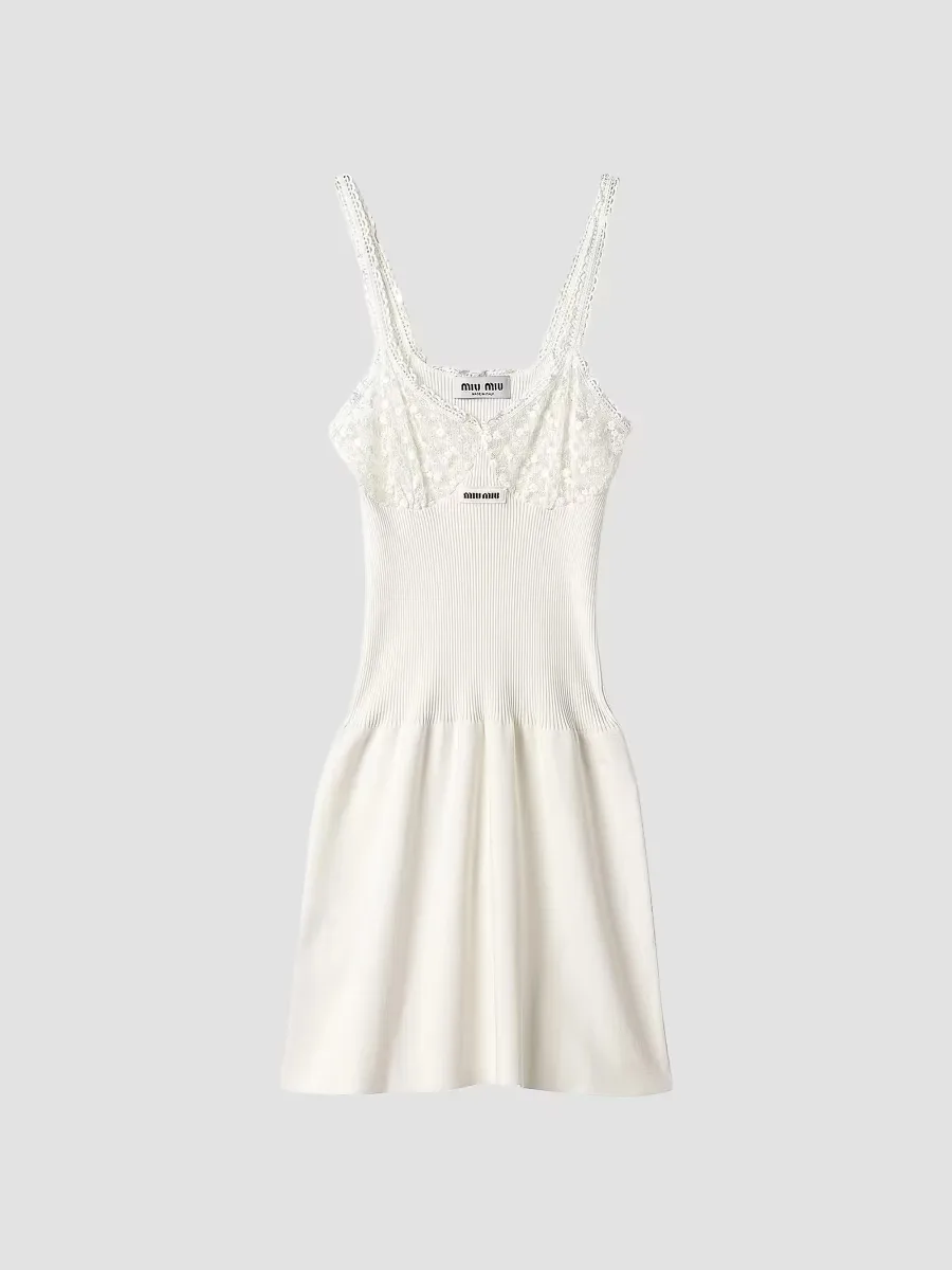 Cotton and Lace Dress