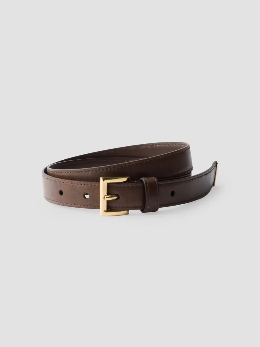 Leather Belt by Prada