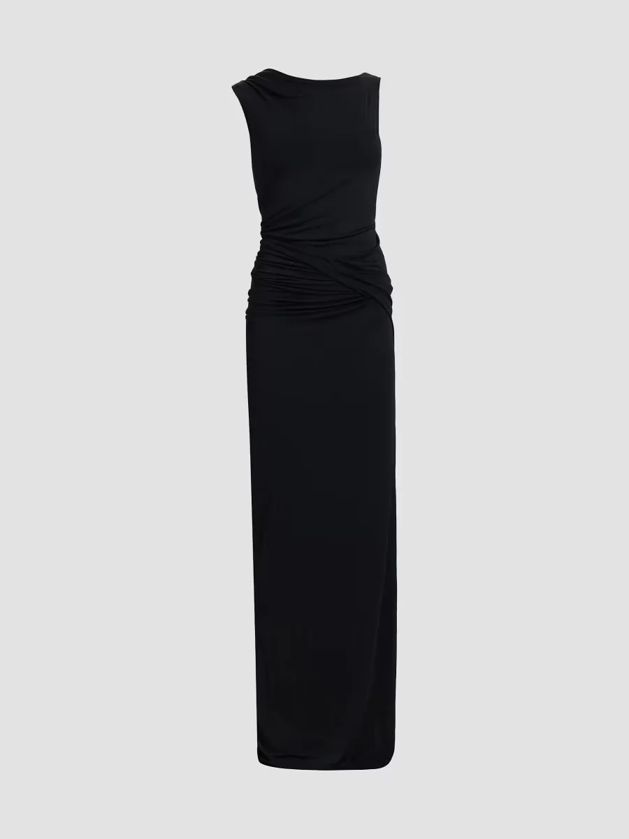 Rick Owens Lilies Shailee Drape Column Gown
