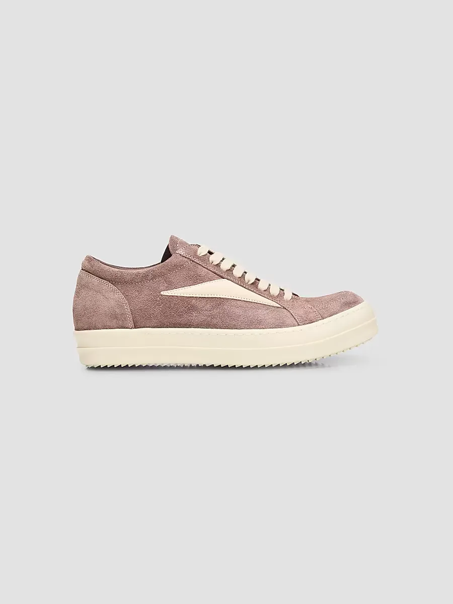 Vintage Suede Low-Top Sneakers by Rick Owens