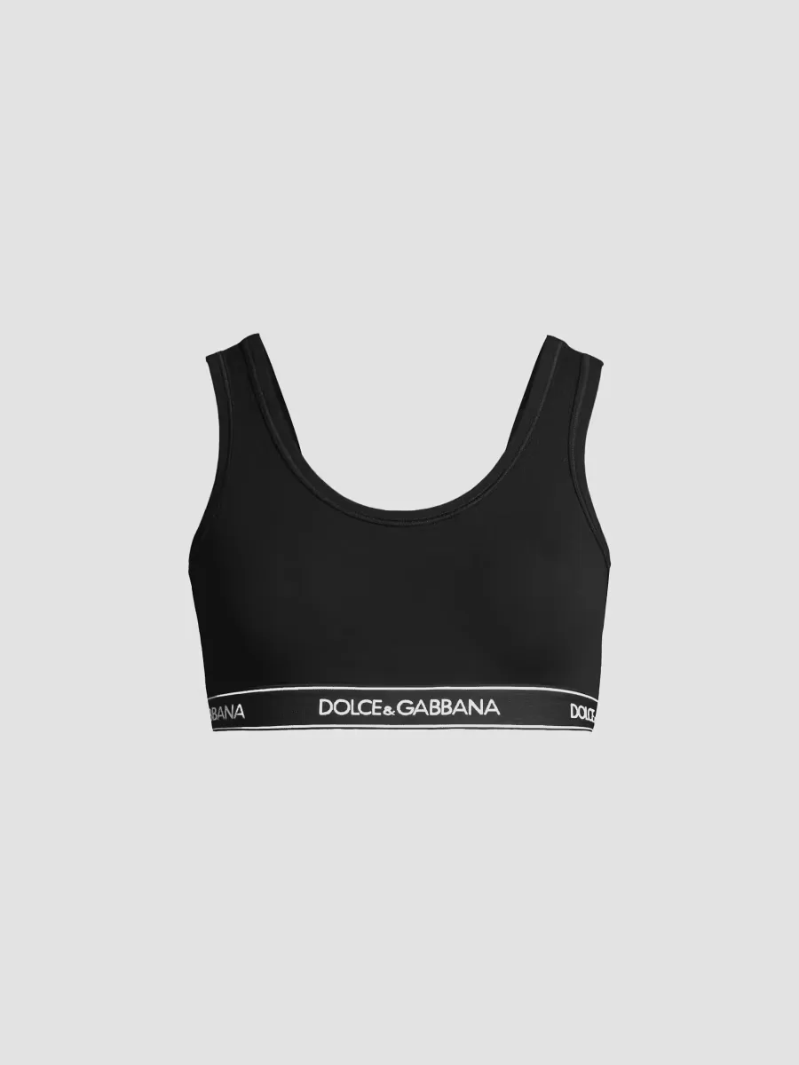 Logo Band Sports Bra by Dolce & Gabbana
