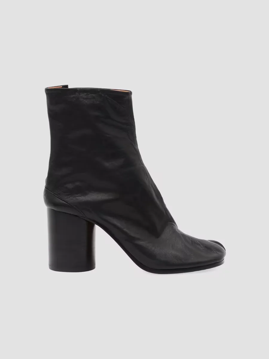 Tabi 75MM Leather Ankle Boots by Maison Margiela