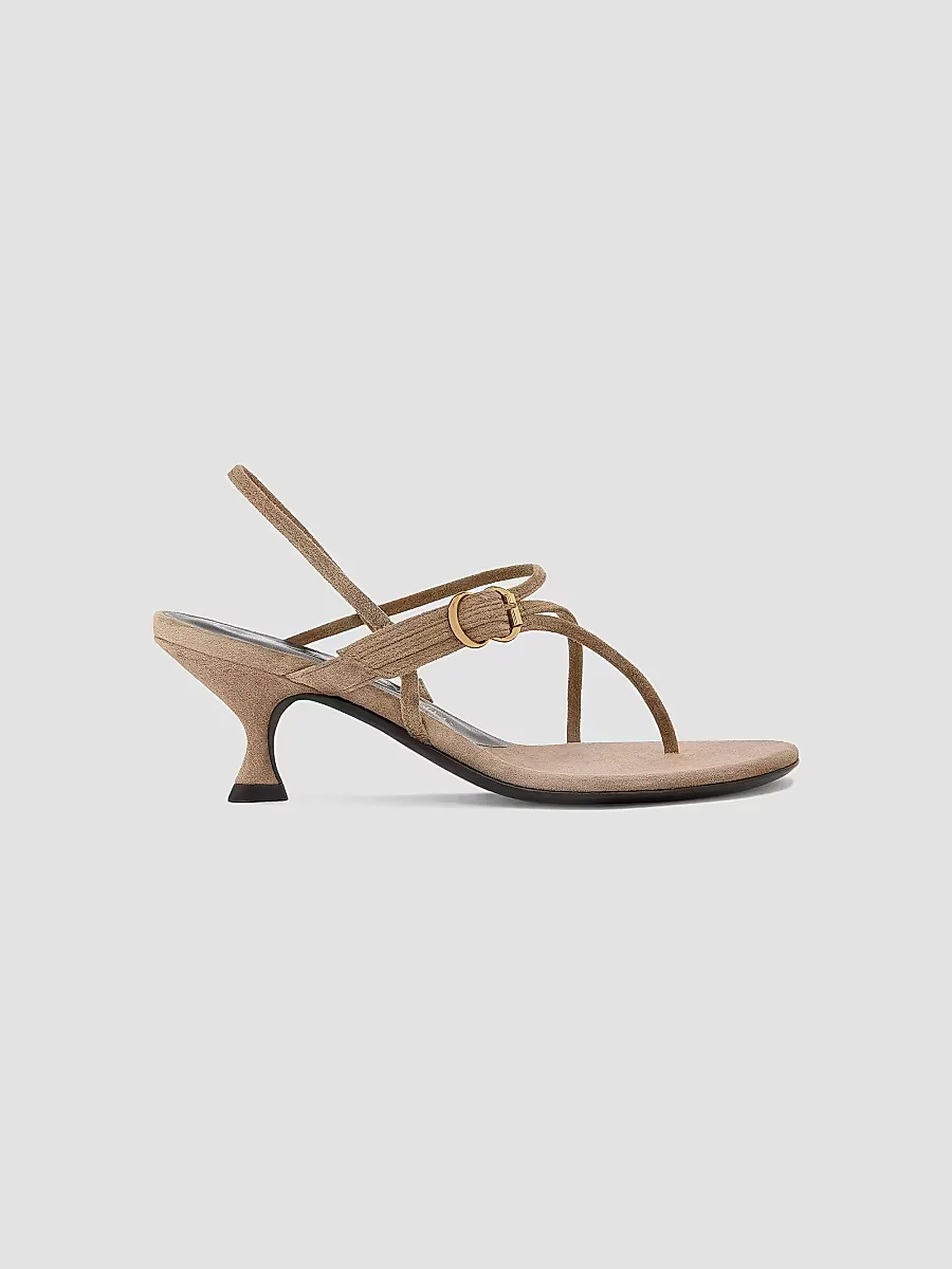 Starry-Eyed 50MM Suede Slingback Sandals