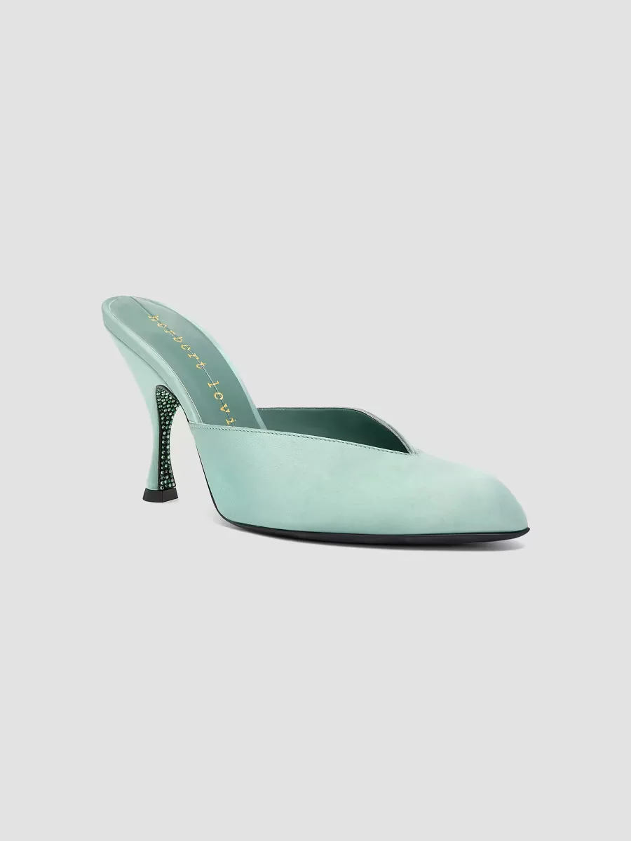Sitting Pretty 95MM Satin Mules by Herbert Levine