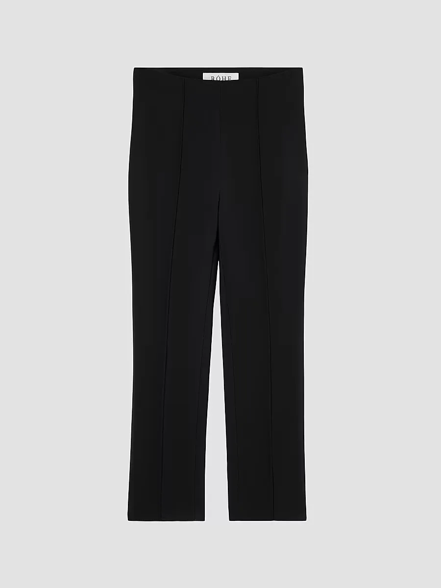 Straight-Leg Ankle Cigarette Trousers by Rhe
