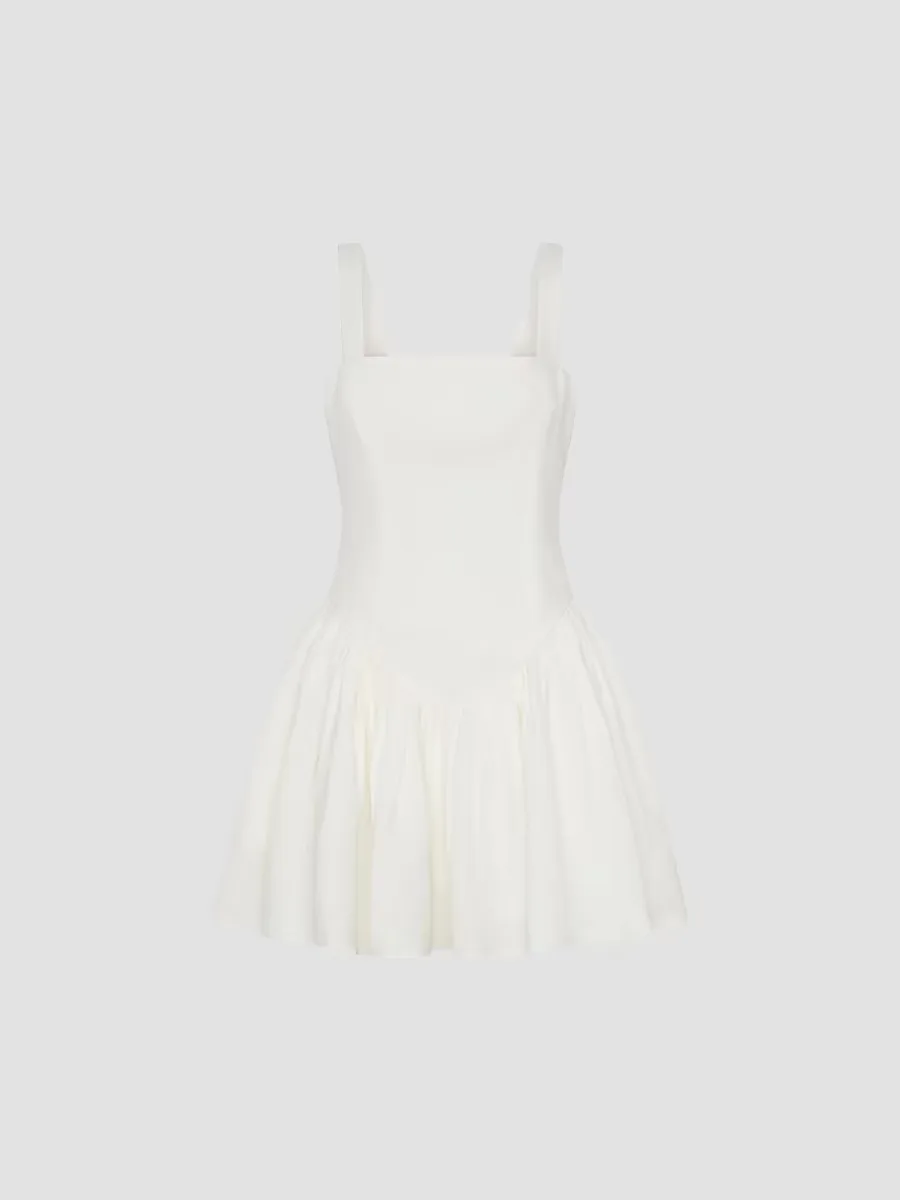Vittoria Linen-Blend Minidress by NICHOLAS