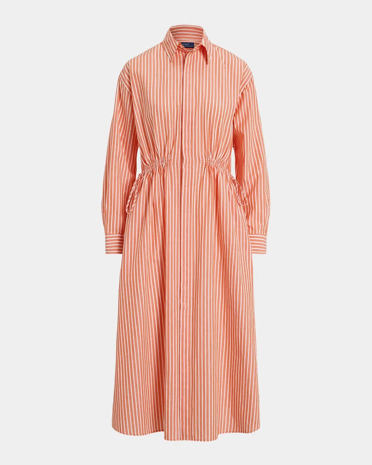Margo Striped Cotton-Linen Shirtdress by Polo Ralph Lauren